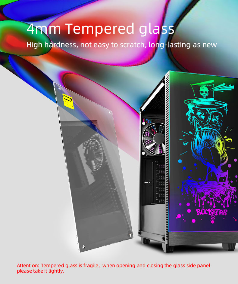 Gamemax RockStar 2 Black Gaming Computer Case